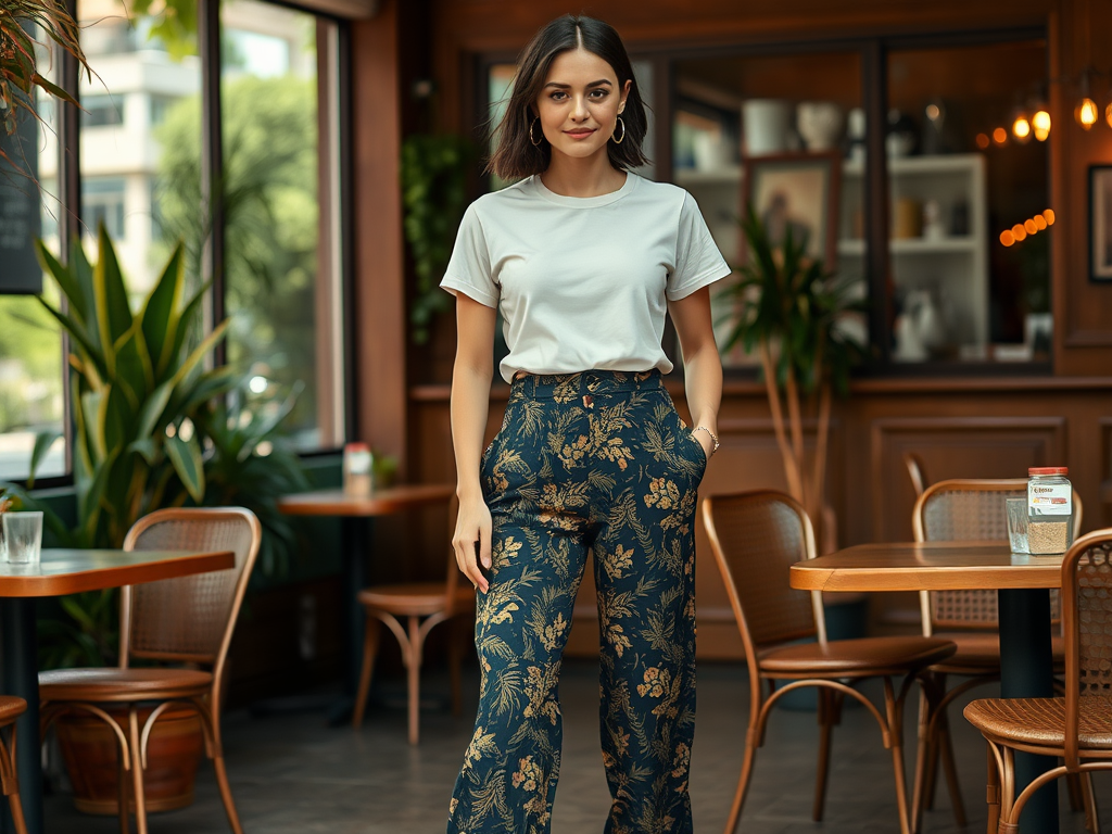 graficata.ro | Outfit-uri vintage cu pantaloni evazati: Îmbinând stiluri