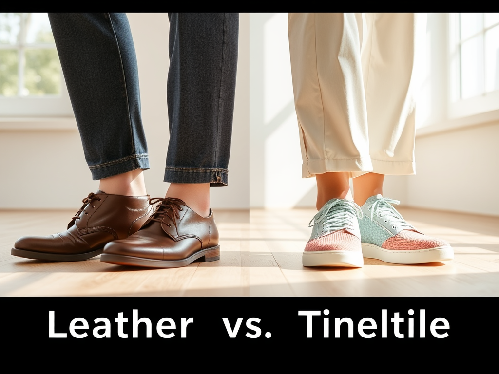 graficata.ro | Pantofii de piele vs. pantofii de textil pentru pantaloni de in